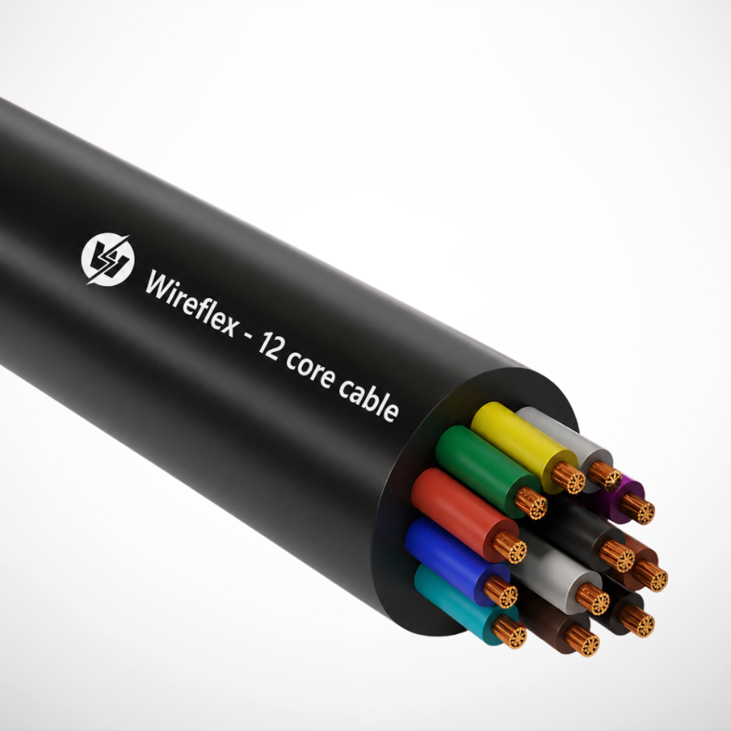 12 Core Round Elevator Cable