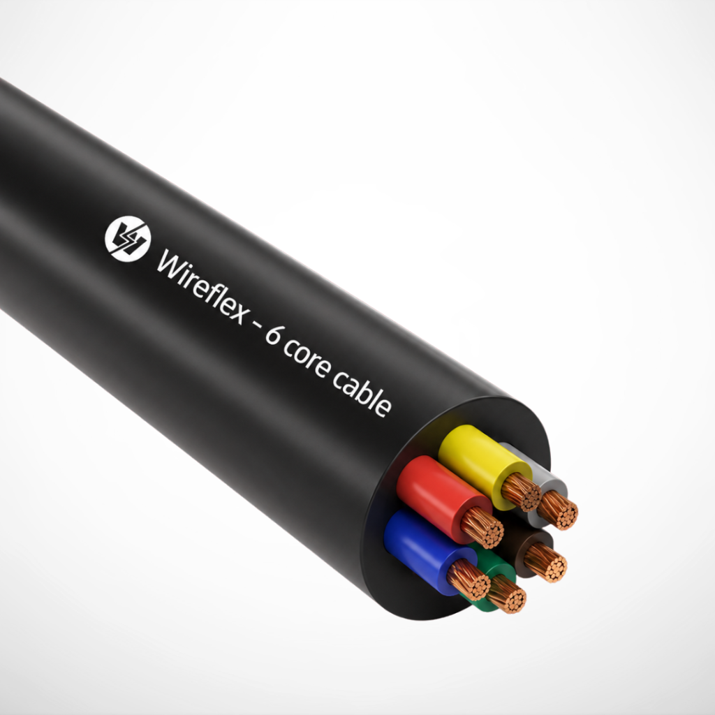 6 Core Round Cables